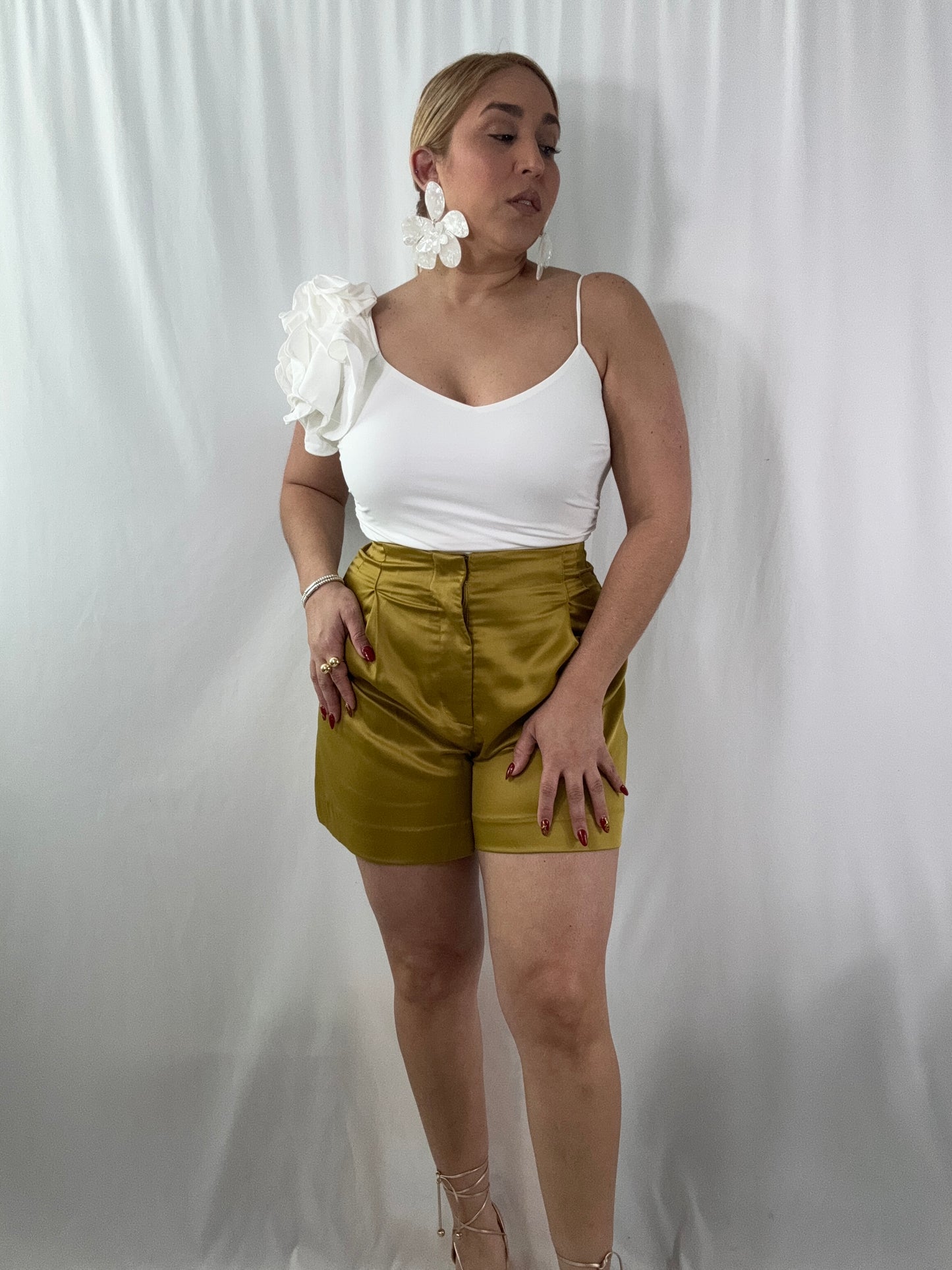 Satin Gold Short