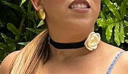 Romantic Flower Choker