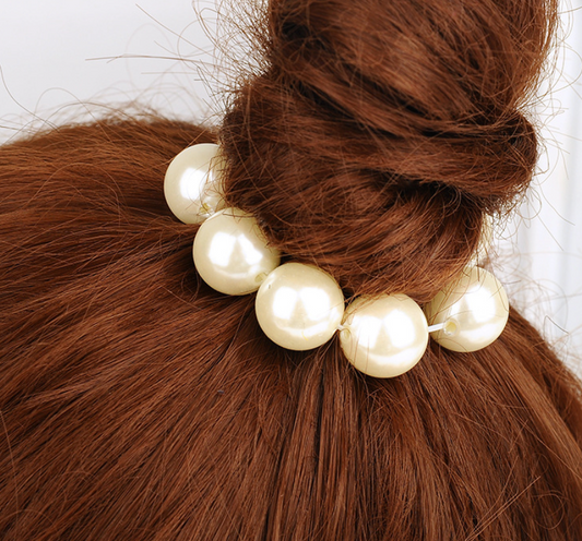 Pearl Bead Elastic Head Band