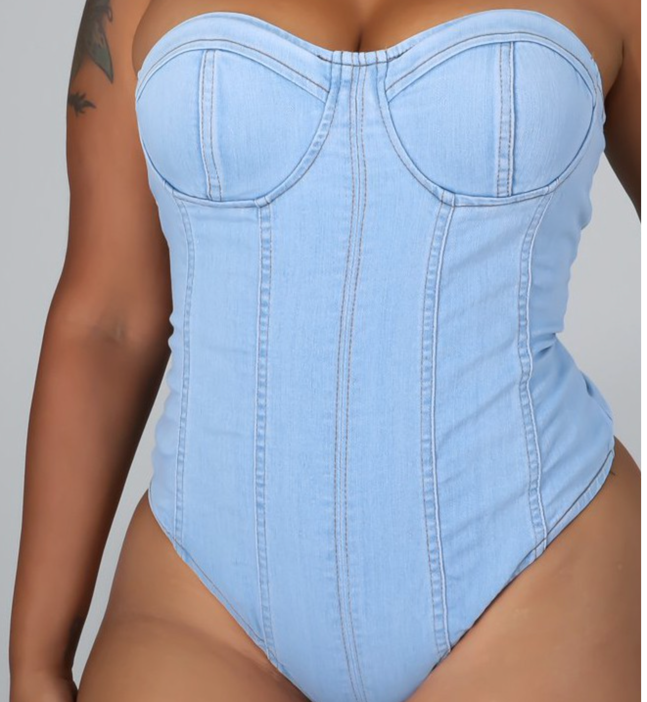 Denim Bodysuit