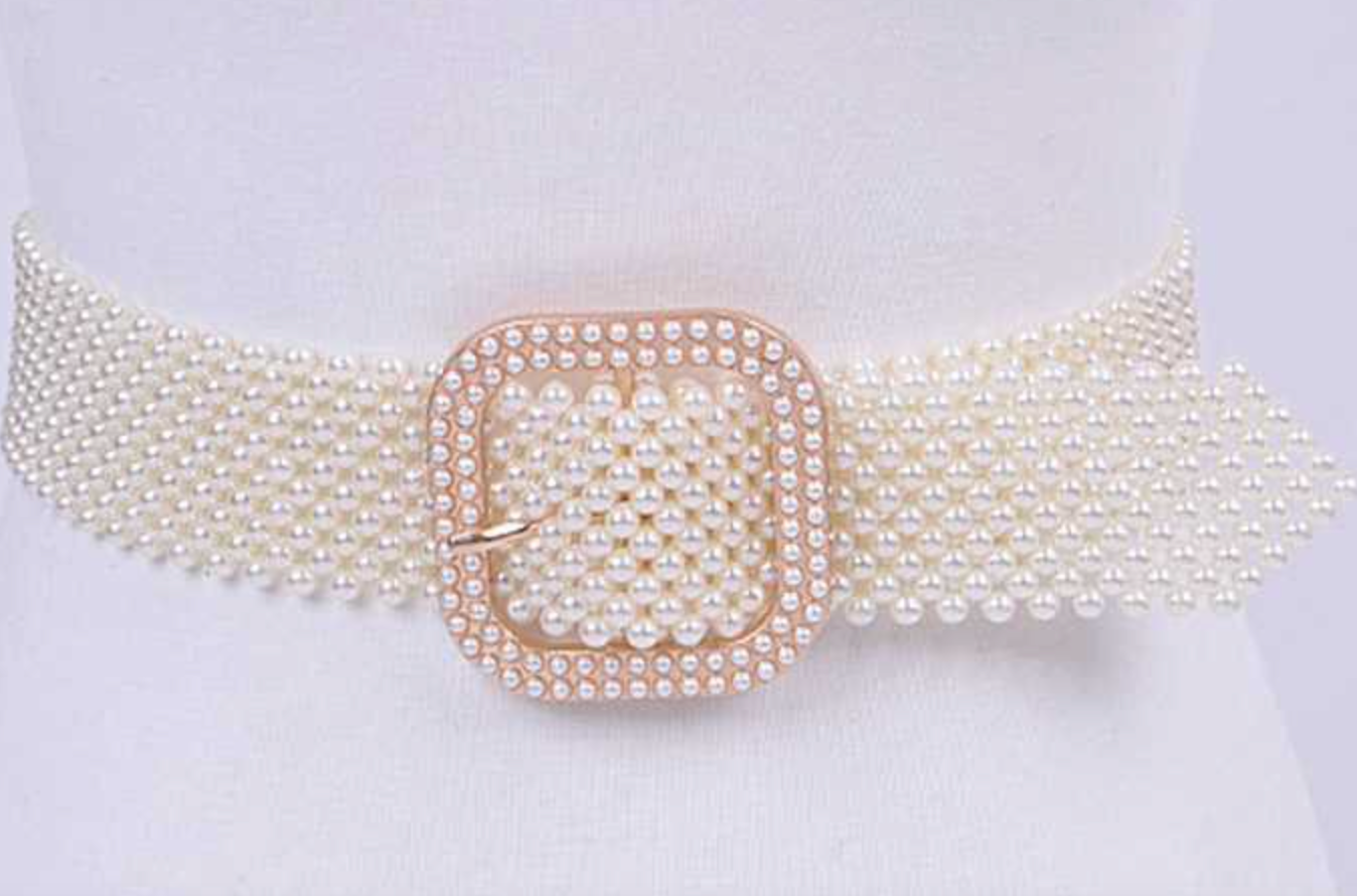 Buckle Pearl Belt