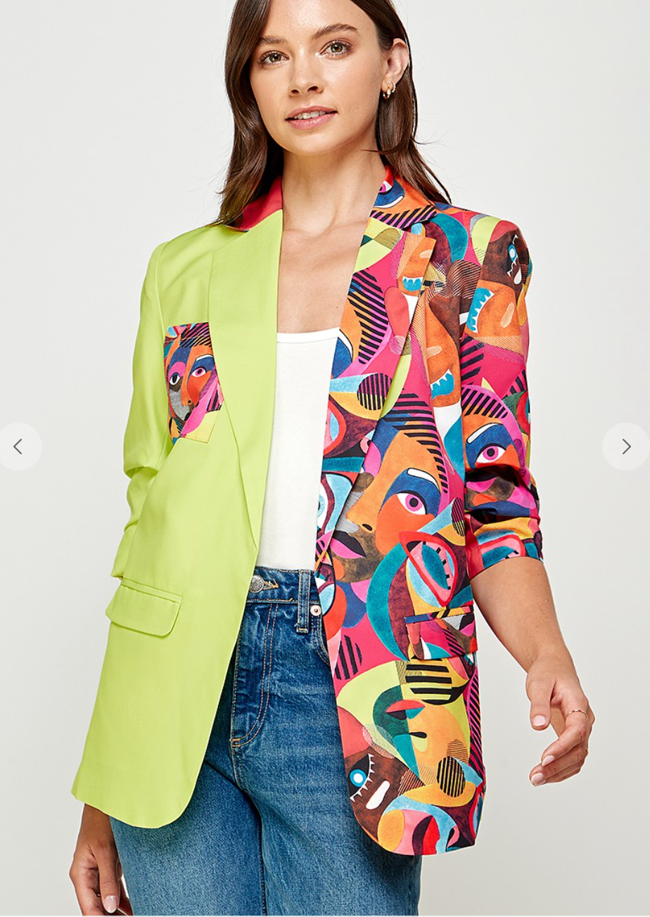 Neon Art Blazer