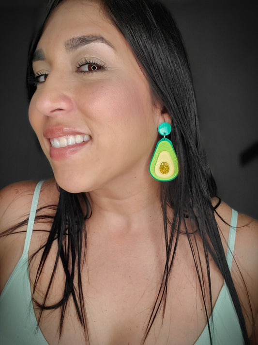 My Avocado Earrings