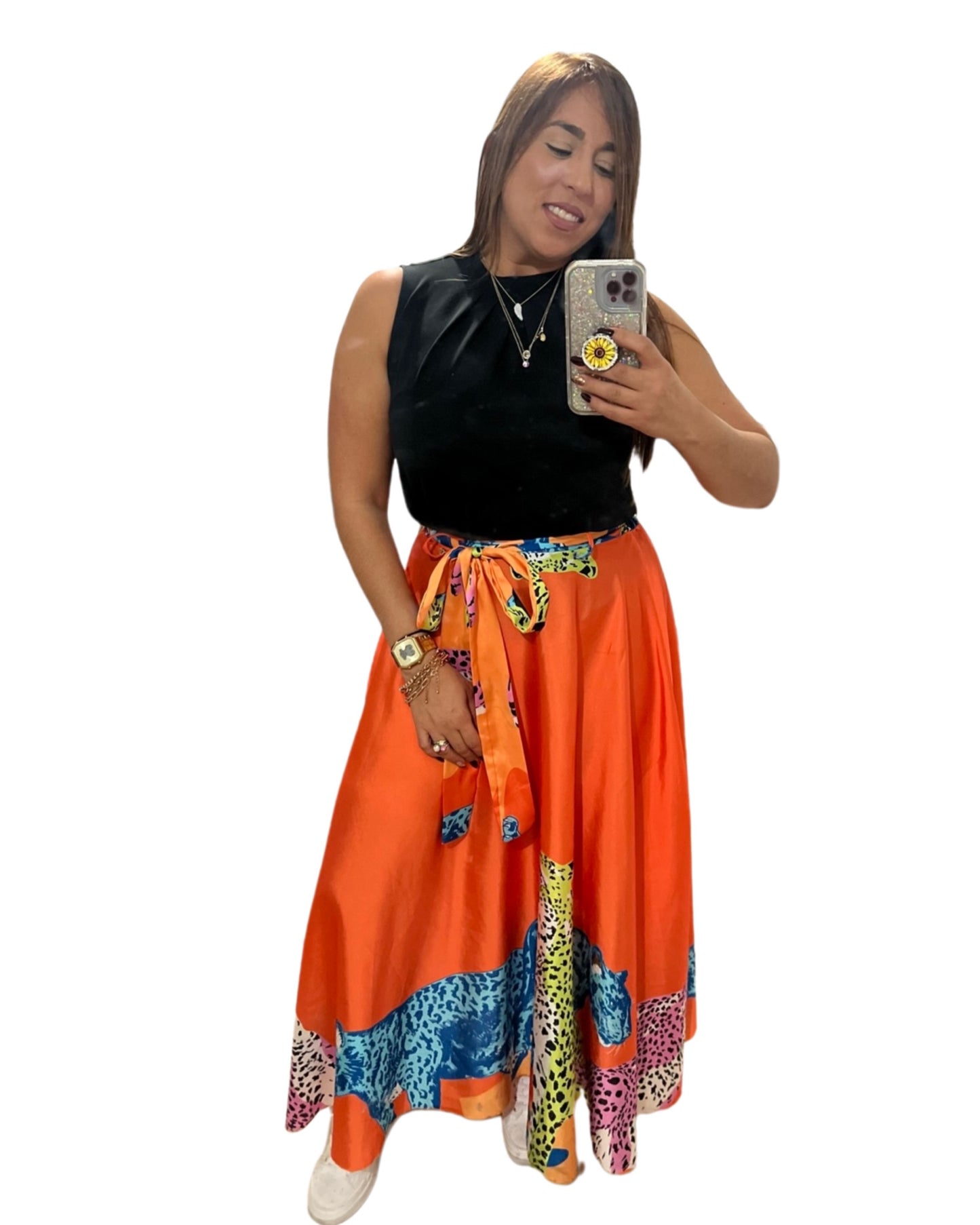 Fierce Orange Skirt