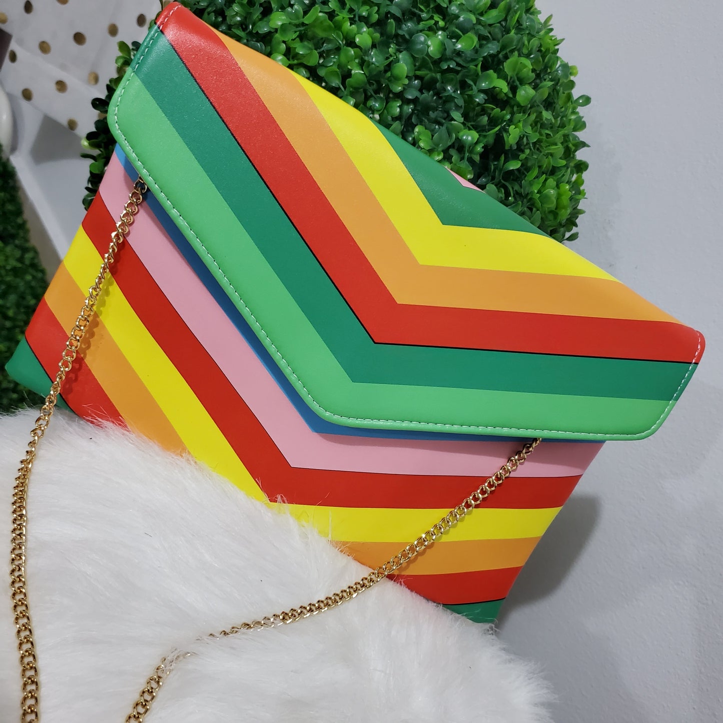 Rainbow Clutch Bag